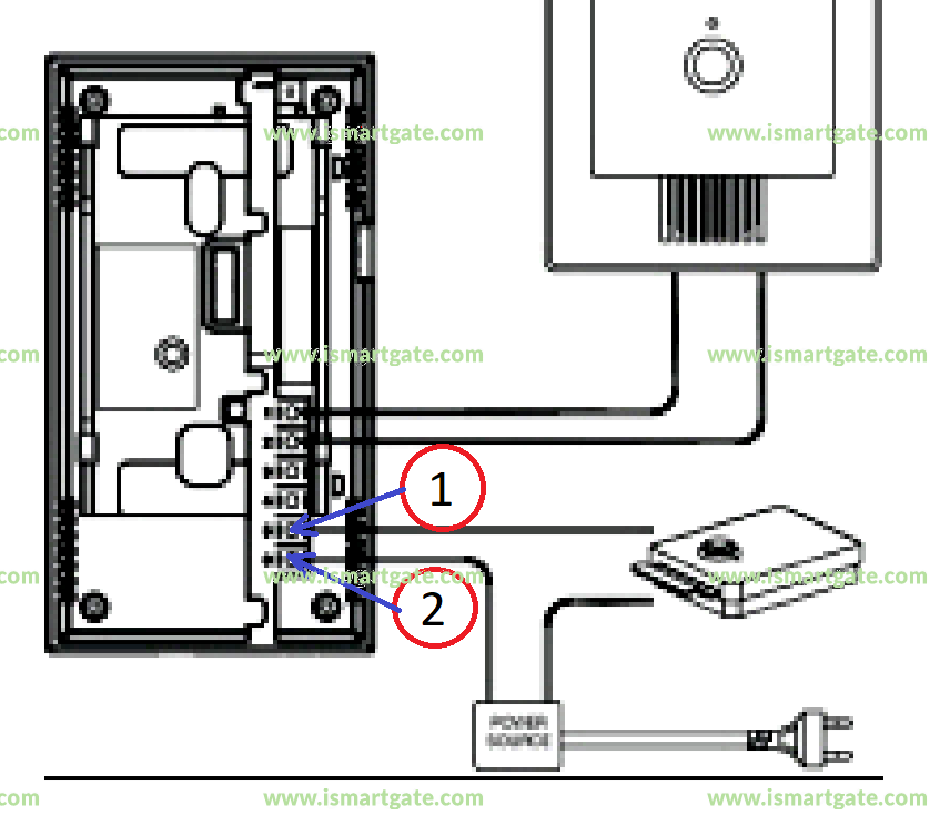 smart garage door opener for Commax DP-2HP
